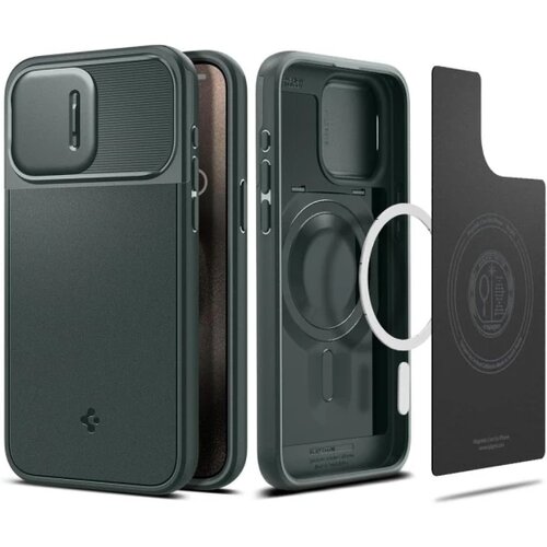Spigen OPTIK ARMOR MAG MAGSAFE maska za IPHONE 15 PRO ABYSS GREEN Cijene