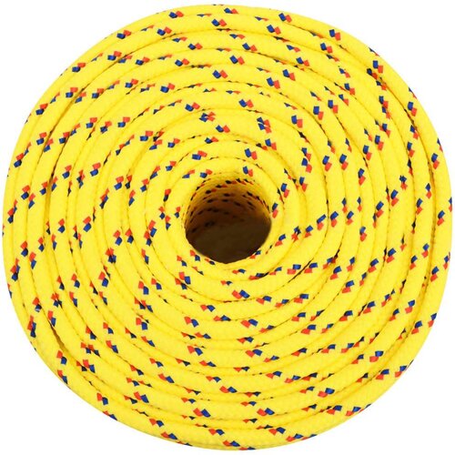 VidaXL brodski konop žuti 8 mm 100 m od polipropilena Slike