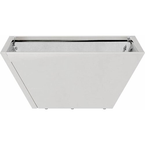  Vrtna saksija Srebrno 35 x 35 x 15 cm Nehrđajući čelik Slike