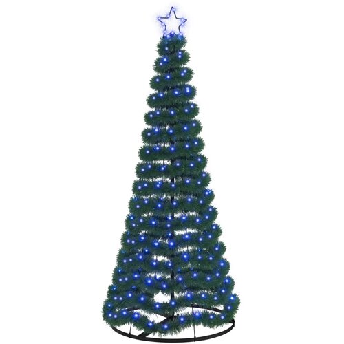 LED božićno drvce od folije s postoljem EKENAS 180 cm - Plava 180 cm Slike