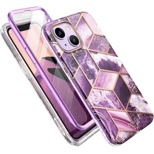 SUPCASE COSMO IPHONE 14 PLUS / 15 PLUS MARMORNO VIJOLIČEN, (5000303757) Slike