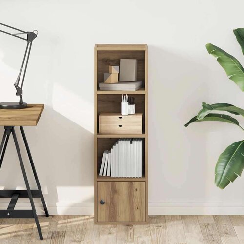 VidaXL Regal za knjige boja hrasta 31x24x102 cm konstruirano drvo Slike