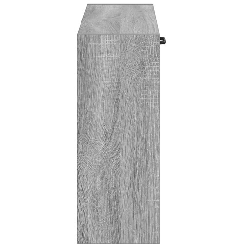  Ormar za cipele na zidu HAARLEM 71 x 17 x 43 cm Siva Sonoma - Siva Sonoma Slike