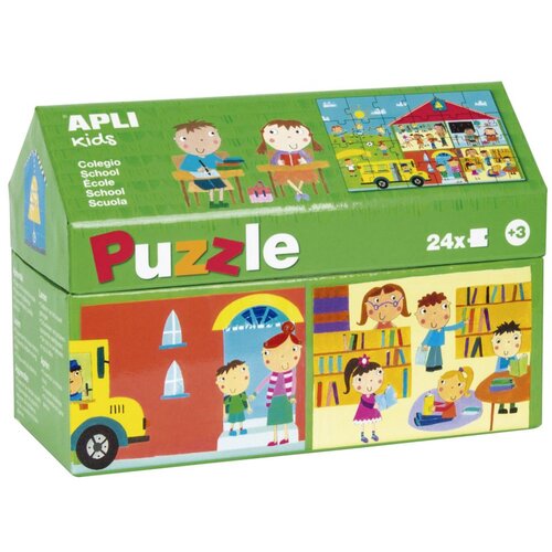 Apli Puzzle U Kućici 24 Kom - Škola 17352 Cene