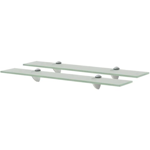 VidaXL Zidne police 2 kom staklene 60 x 20 cm 8 mm Slike