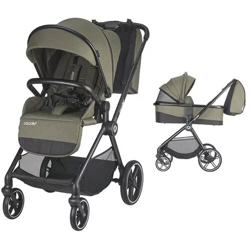 Coccolle Otro&amp;scaron;ki voziček 2v1 Lissia Moos green Slike