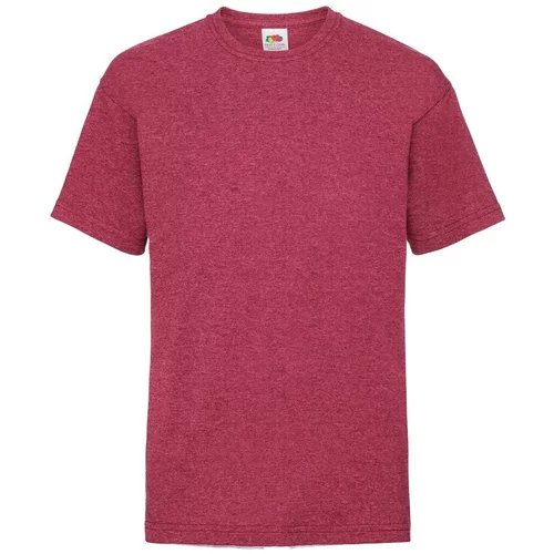 Fruit Of The Loom Red Cotton T-shirt