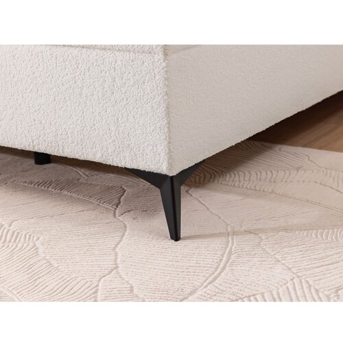 Ropez Bijeli boxspring krevet s prostorom za odlaganje 200x200 cm Ornes &amp;ndash; Slike