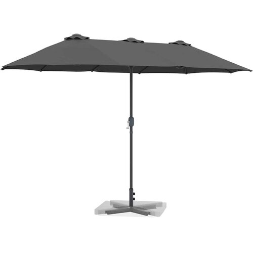  Vrtni suncobran Antracit 370 x 197 x 239 cm Slike