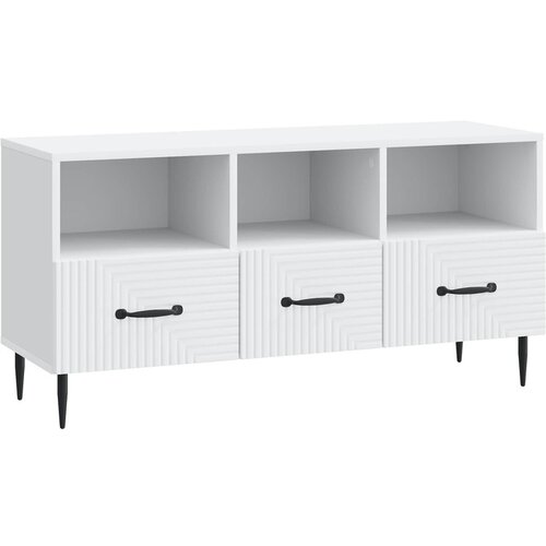 vidaXL TV ormar s ladicama Bijela 102 x 34 5 x 50 cm Konstruirano drvo - Bijela Cijene
