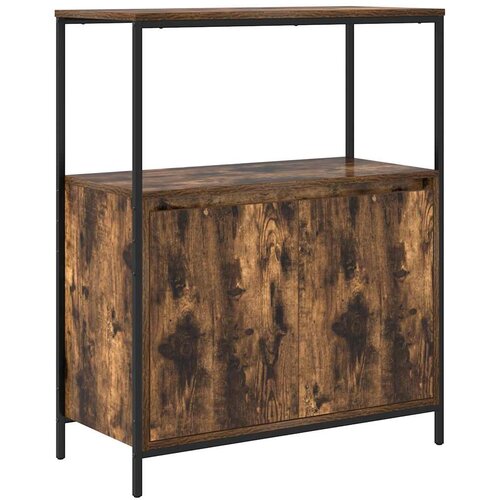 VidaXL Kopalni&amp;scaron;ka omarica s policami dimljen hrast 76,5x35x95 cm, (21832194) Slike