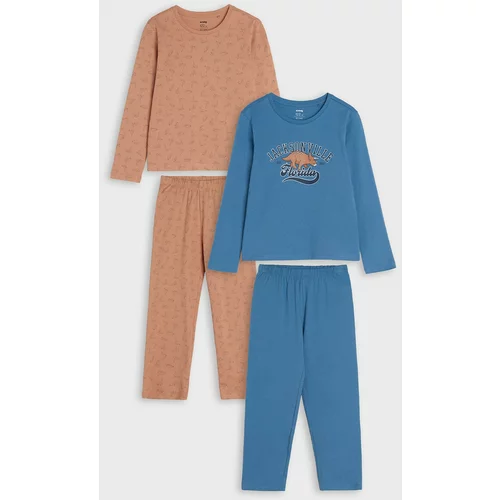 Sinsay - Komplet 2 pižam - Mornarsko modra