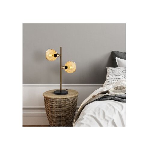 Opviq Stolna lampa Benek-15-14564, 36x18x58 cm, IP20, Zlatno-žute boje Slike