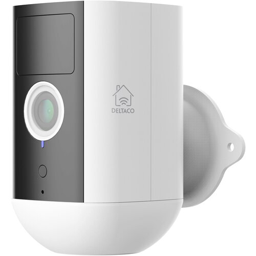 Deltaco varnostna kamera smart home baterijska wifi kamera za zunanjo uporabo IP54, 2MP, bela - SH-IPC09 Slike