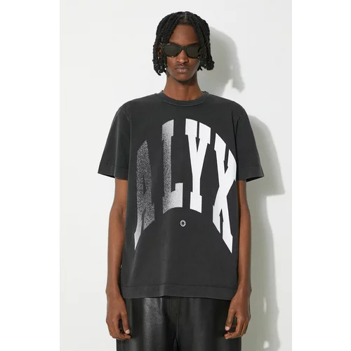 1017 ALYX 9SM Pamučna majica Alyx Logo Print Graphic za muškarce, boja: crna, s tiskom, AAUTS0457FA01