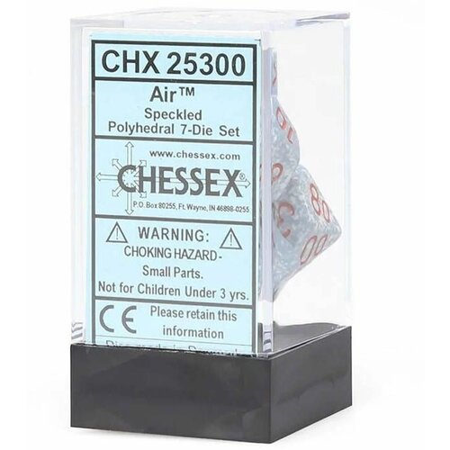 Chessex kockice - polyhedral - speckled - air (7) Slike