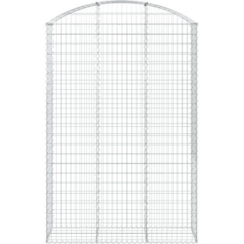  Gabionska ko&amp;scaron;ara s lukom 150x50x220/240 cm pocinčano željezo Slike