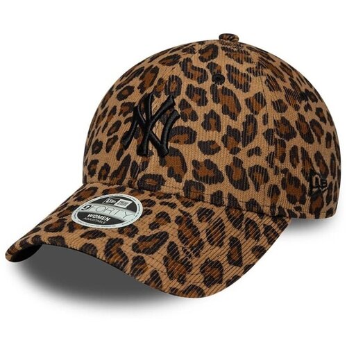 New Era Kape s &amp;scaron;iltom Wmns Leopard Cord 9forty Neyyan Večbarvna Slike