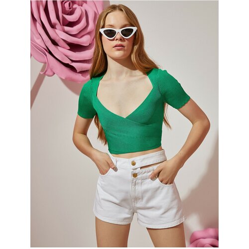 Koton Sweater - Green - Slim fit Cene