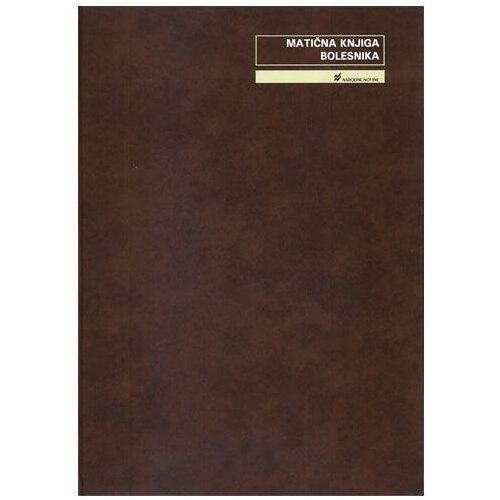 NARODNE NOVINE-UT III-6/D MATIČNA KNJIGA BOLESNIKA; Knjiga 800 stranica, 29,7 x 42 cm Slike