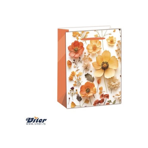 Viter kesa orange flowers m ( 370601 ) Slike