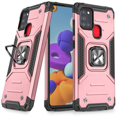 Wozinsky Ring Armor za Samsung Galaxy A21S roza Cijene