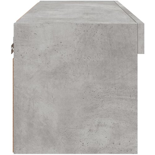  ormarić s LED svjetlima siva boja betona 60x30x30 cm Slike