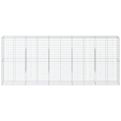  Gabionska ko&amp;scaron;ara s poklopcem 500x50x200 cm pocinčano željezo Slike