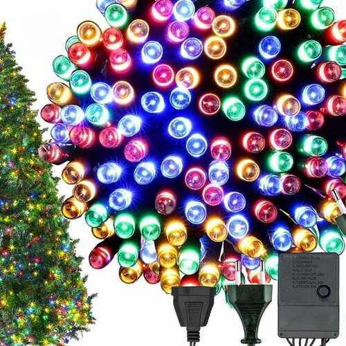  Višebojne LED lampice za Božićno drvce - 200 LED, Unutarnja Primjena Cene