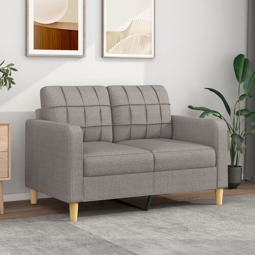  The Living Store Dvosed taupe 120 cm blago - Kavč Dvosed, (21440366) Slike