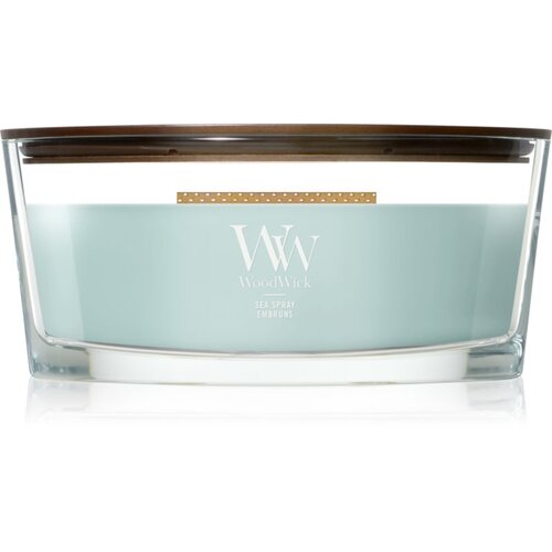 WoodWick Sea Spray di&amp;scaron;eča sveča z lesenim stenjem 453.6 g Slike