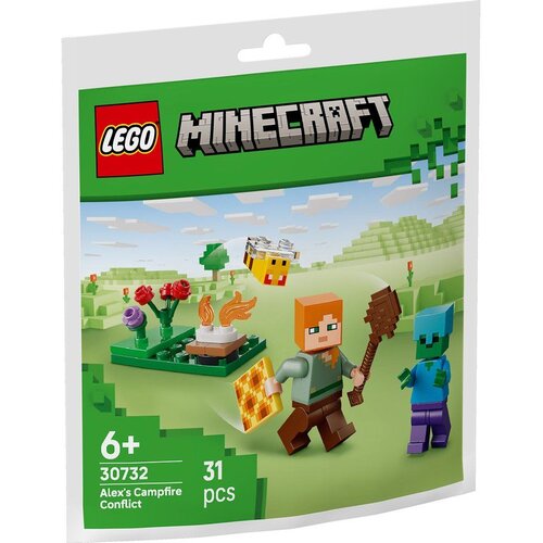 Lego Minecraft Alex at the Campfire Clash 30732 Slike