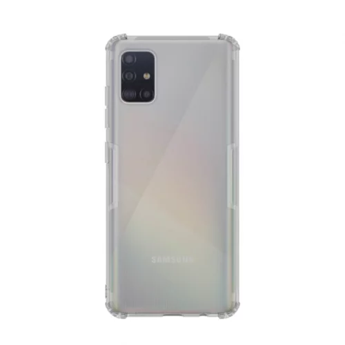 Nillkin silikonski ovitek NATURE za Samsung Galaxy A51 A515 - prozorno siv