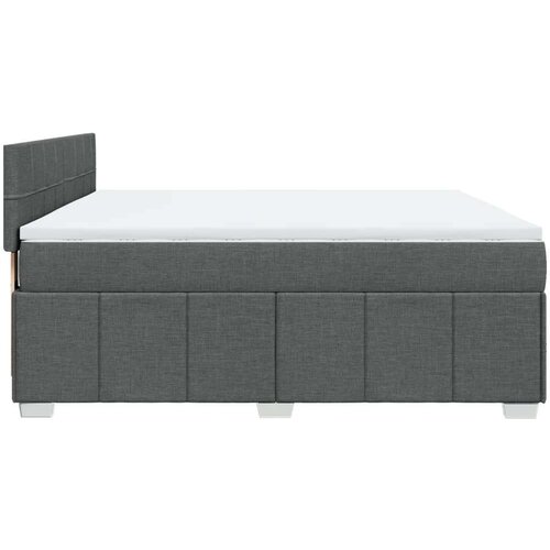 VidaXL Okvir kreveta s oprugama i madrac svjetlosivi 180x200cm tkanina Slike