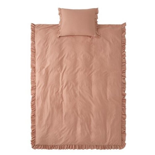 Ellos Home Prljavo roza posteljina za krevet za jednu osobu od pamučnog satena 150x210 cm Gloria &ndash; Cijene