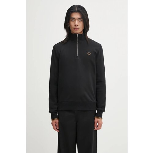 Fred Perry Puloverji HALF ZIP SWEATSHIRT Črna Slike