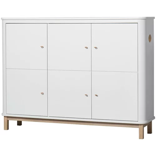 Oliver Furniture® trodijelna komoda multi white/oak