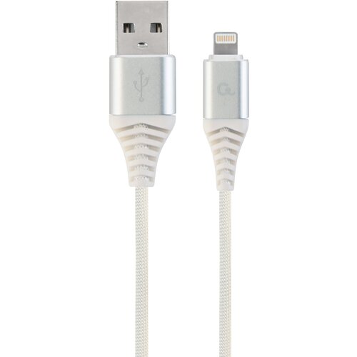 Cablexpert Kabel AppleUSB/Lightning 2m bombažna zaščita bel CC-USB2B-AMLM-2M-BW2 Cene