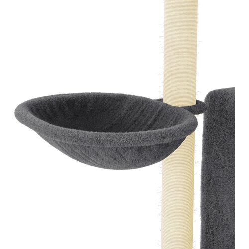  Penjalica za mačke sa stupovima za grebanje tamnosiva 96,5 cm Slike