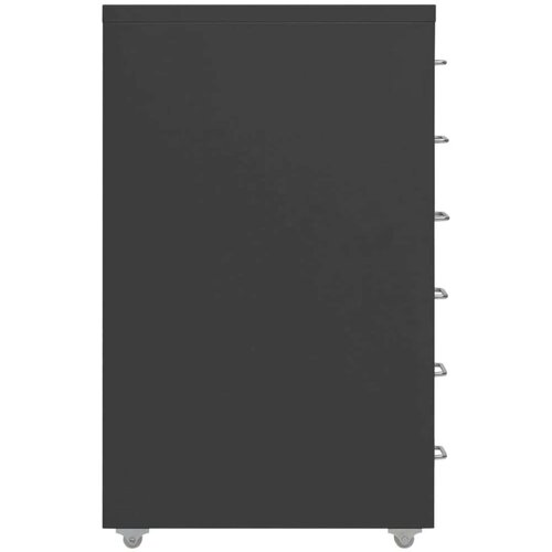 VidaXL mobilni ormarić za spise antracit 28 x 41 x 69 cm metalni Slike