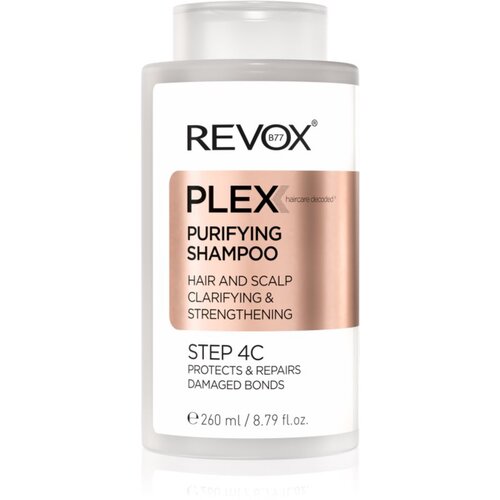 REVOX B77 PLEX Purifying Shampoo. Step 4C čistilni šampon za okrepitev poškodovanih las 260 ml Cene