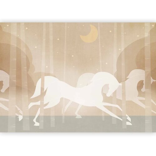  Foto tapeta - Rushing Steeds 400x280 Standard Slike
