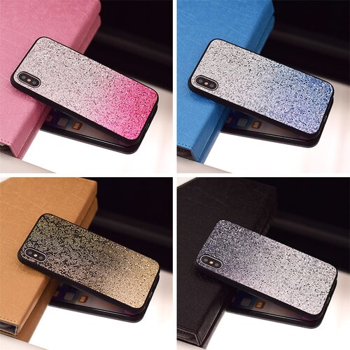  Maska za Samsung A9/ A920F/ A9s (2018) Midnight Spark pink srebrna Slike