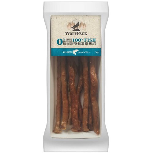 WolfPack meat sticks - losos - 50 g Slike