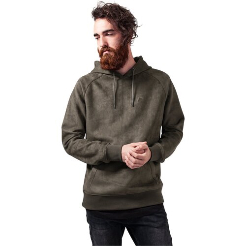 Urban Classics Imitation suede olives with a hood Slike