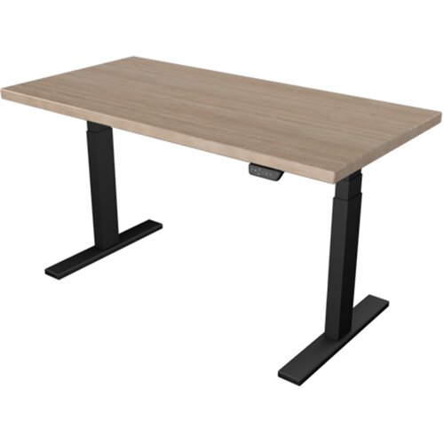 Uvi Desk okvir crni i ploča Sonoma Cene