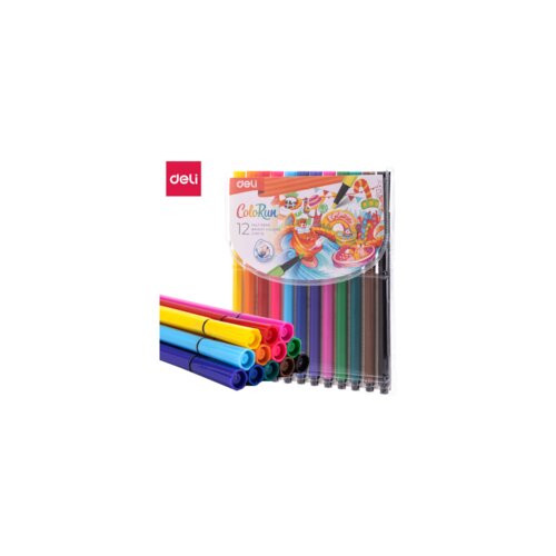 Deli FLOMASTERI COLORUN heksagonalni u pvc etuiu 1/12 EC157-12 Cene