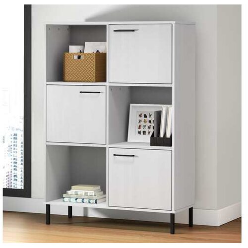  Regal za knjige bijeli 90x35x128 5 cm drveni OSLO Cijene