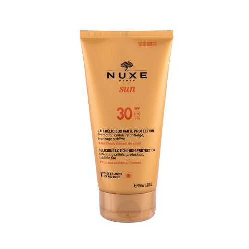 Nuxe sun Delicious Lotion SPF30 losion za sunčanje za tijelo i lice 150 ml Cijene