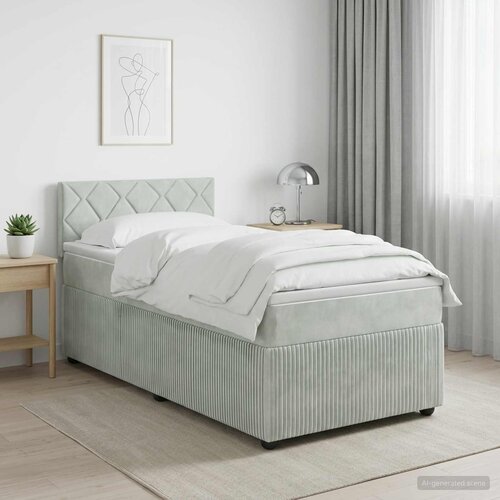  Boxspring krevet s madracem 90 x 190 cm Bar&amp;scaron;un Slike
